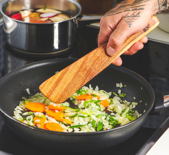 Wooden Spatula for Cooking Set of 4