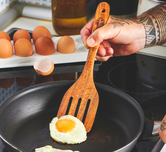 Wooden Spatula for Cooking Set of 4