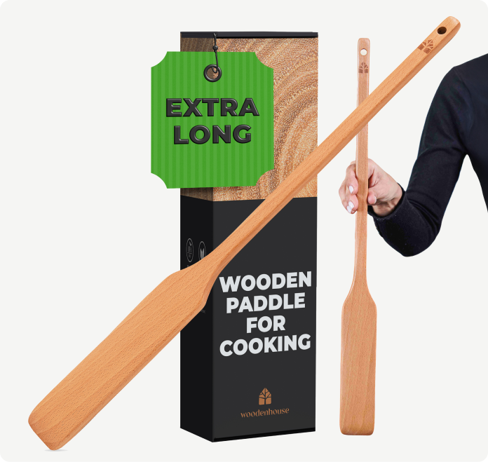 Extra-Long Wooden Paddle - 24"