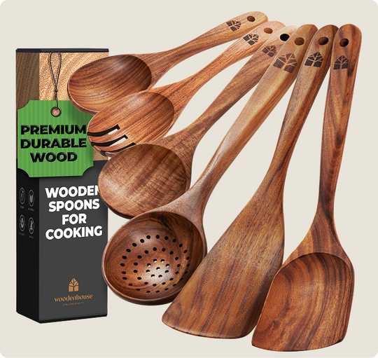 Wooden Spoons 6 Piece Set