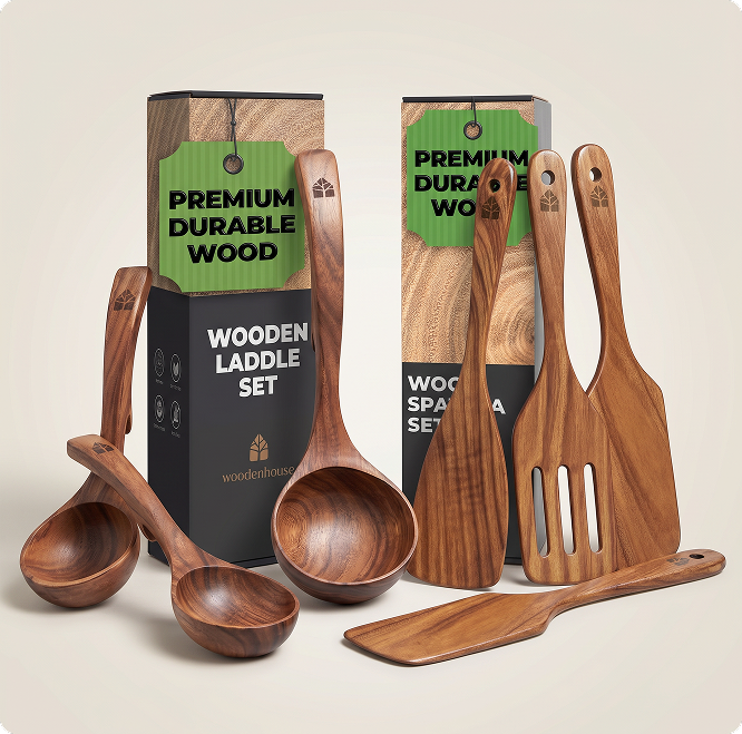 4 Spatulas & 3 Ladles Set