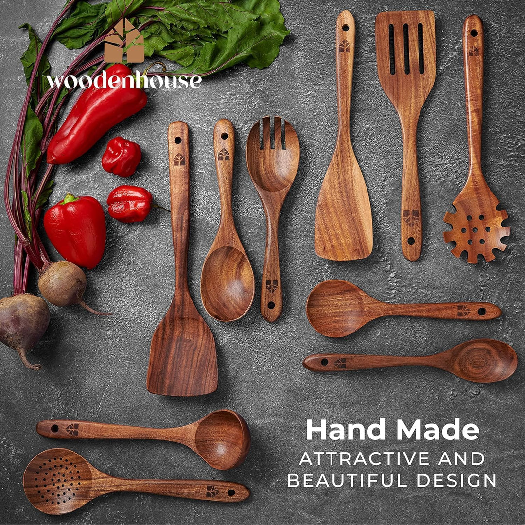 Wooden Spoons 10 Piece Set