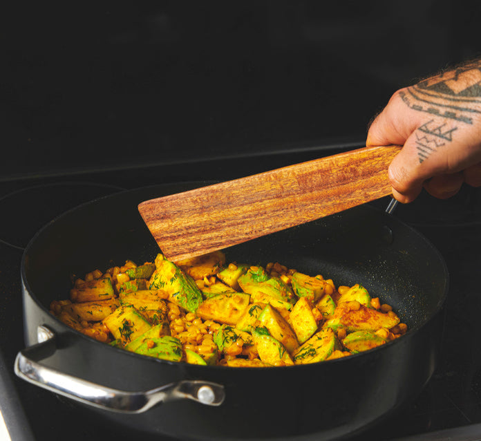 Teak Wood Spatula 12"