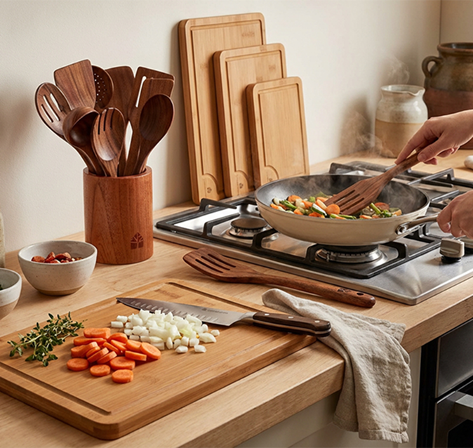 WOODENHOUSE Utensils and Boards Set - Thumbnail 5