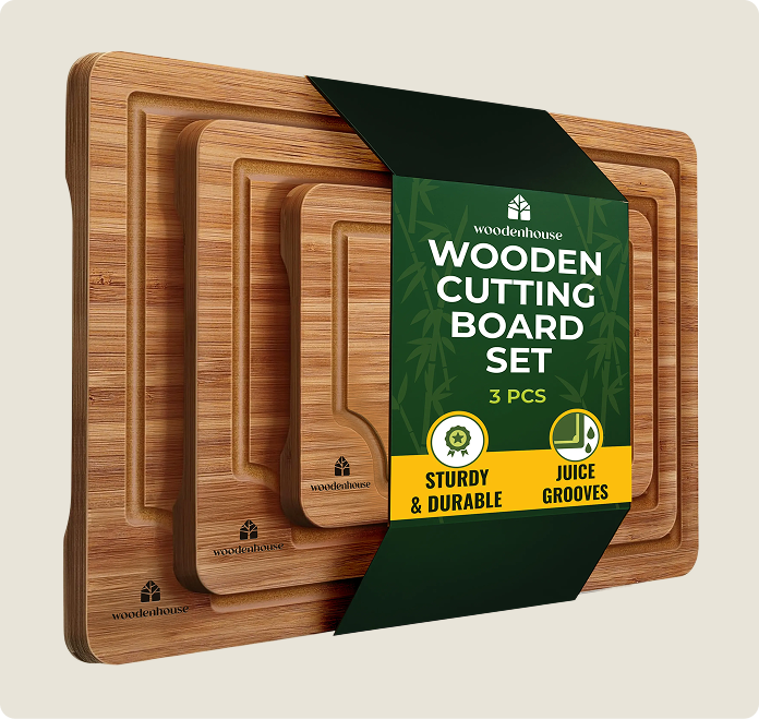 Wooden Cutting Board Set
