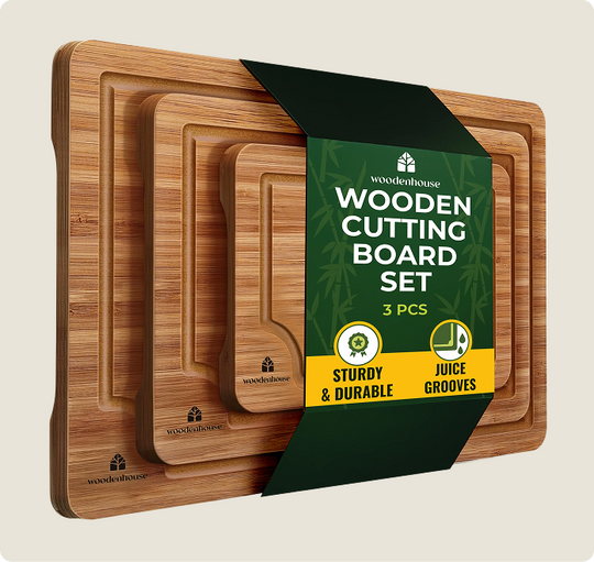 Wooden Cutting Board Set