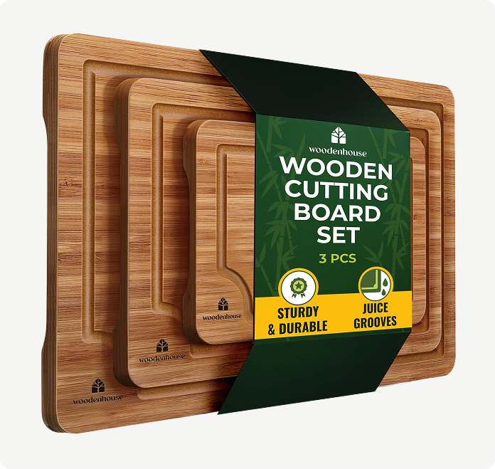 Wooden Cutting Board Set
