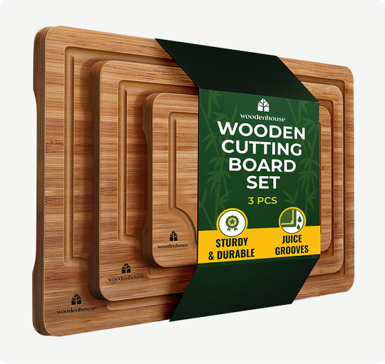 Wooden Cutting Board Set