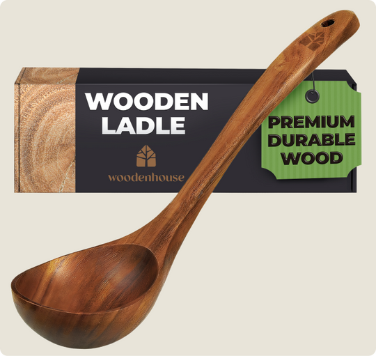 Wooden Ladle 12.4"