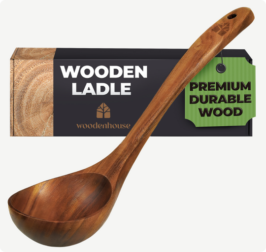 Wooden Ladle 12.4"