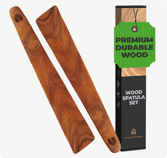 Teak Wood Spatula 12"
