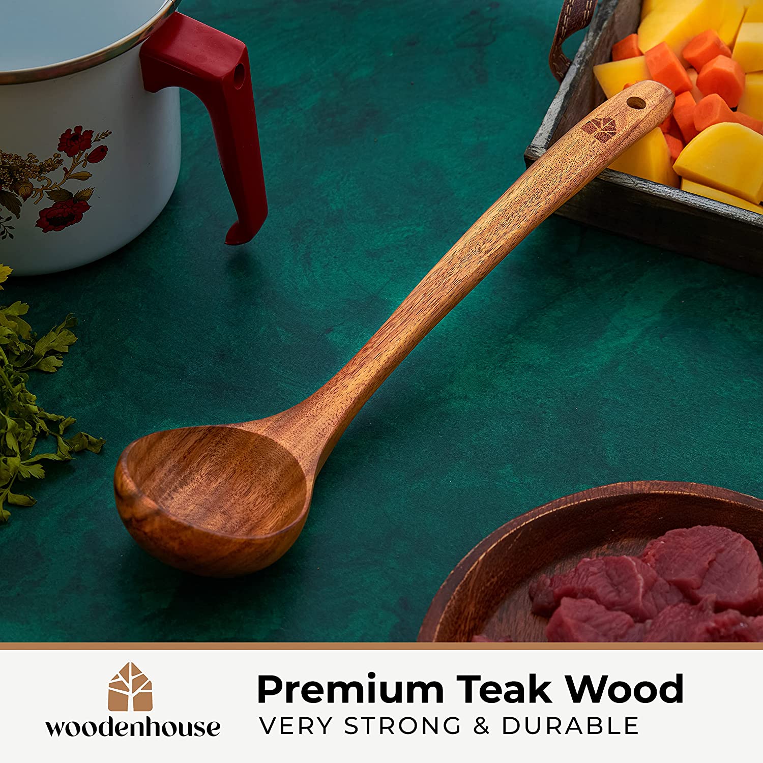 WOODENHOUSE LIFELONG QUALITY wooden spoons for cooking - wooden